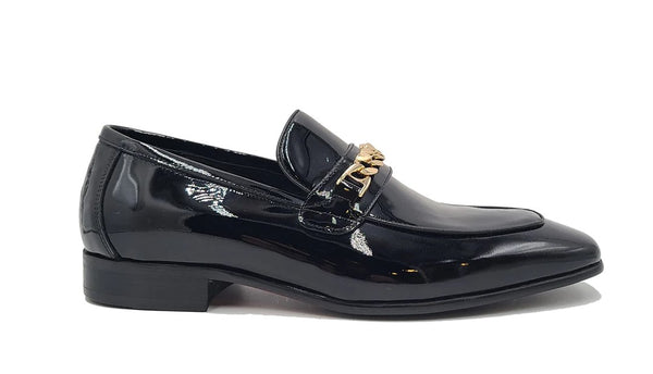 C&E Shoes Patent Loafer - Black