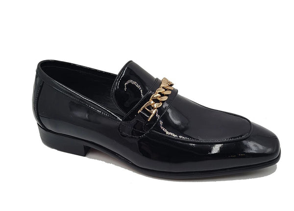 C&E Shoes Patent Loafer - Black