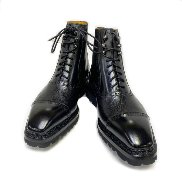 Ugo Vasare David Calfskin Boot - Black