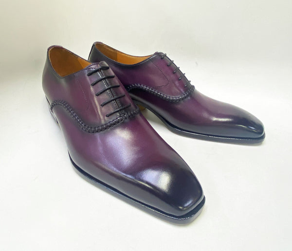 Ugo Vasare Leather Oxford - Purple