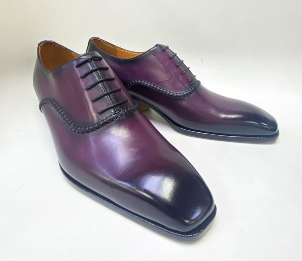 Ugo Vasare Leather Oxford - Purple