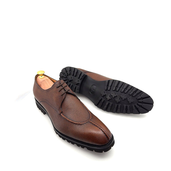 Ugo Vasare Jayden Pebble Grain Oxford - Tan
