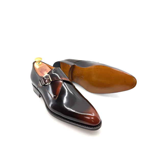 Ugo Vasare Leather Monkstrap - Caramel