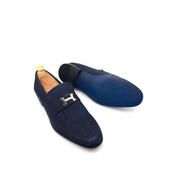 C Collection Suede H Loafer - Blue