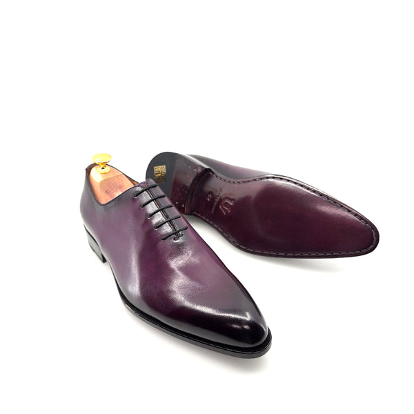 Ugo Vasare Leather Oxford - Purple