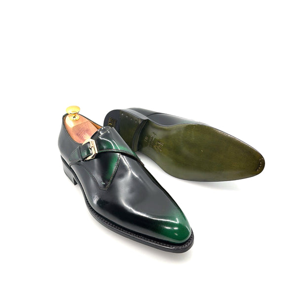 Ugo Vasare Patent Monkstrap - Green