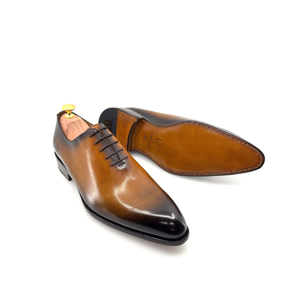 Ugo Vasare Leather Oxford - Caramel
