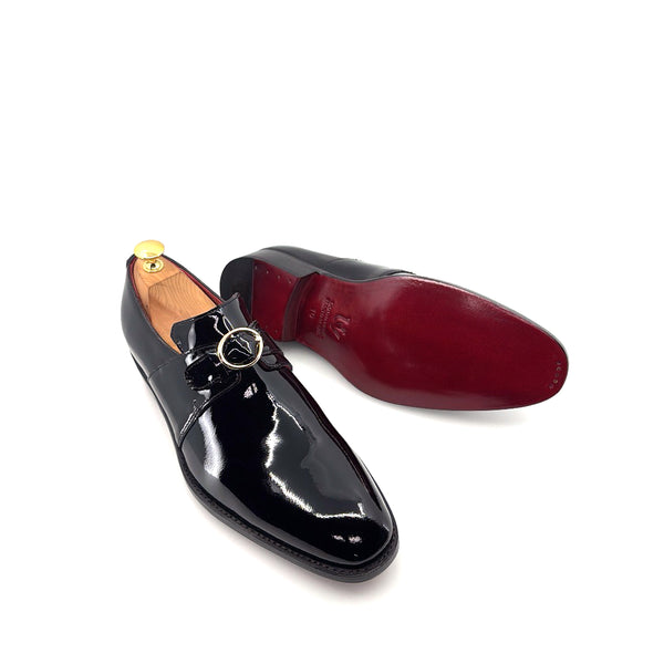 Ugo Vasare Patent Leather Slip-On - Black