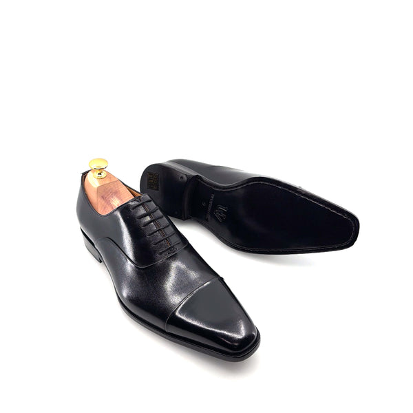 Ugo Vasare New Orleans Leather Shoes - Black