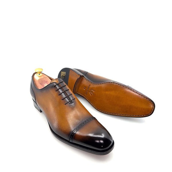Ugo Vasare Calfskin Oxford - Camel