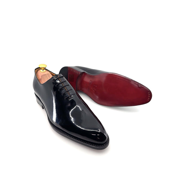 Ugo Vasare Patent Leather Oxford - Black