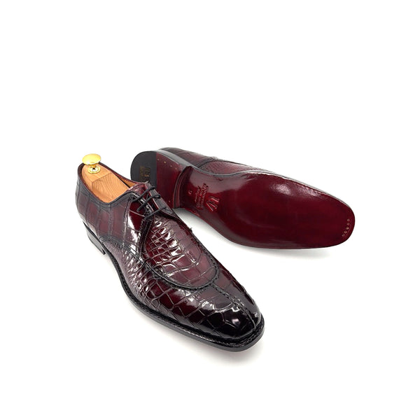 Ugo Vasare Jayden Alligator Shoe - Burgundy
