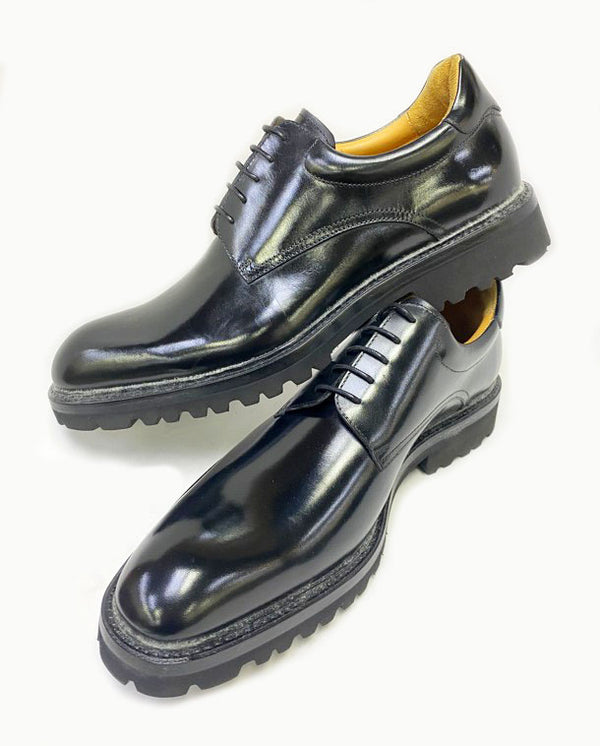 Ugo Vasare Mason Calfskin Oxford - Black