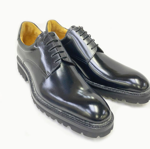 Ugo Vasare Mason Calfskin Oxford - Black