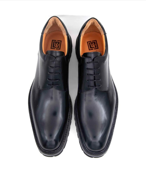 Ugo Vasare Mason Calfskin Oxford - Black