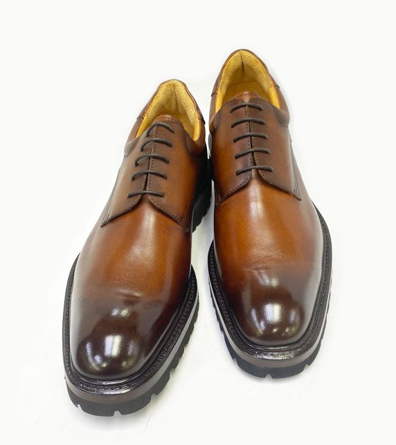 Ugo Vasare Mason Calfskin Oxford - Tobacco