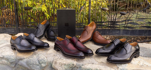 Ugo Vasare Wingtip Calfskin Oxford - Grey