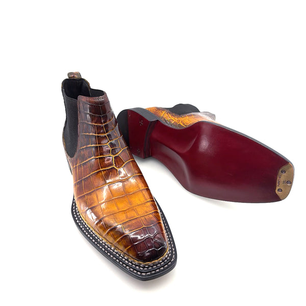 Maurice Custom Alligator Boot Collab with Mr. Maximoff - Carmel