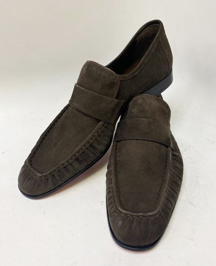 C Collection Suede Belt - Brown
