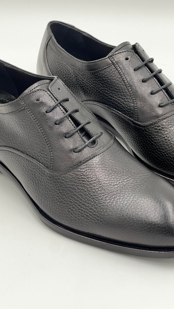 C Collection Nappa Leather Lace Up - Black