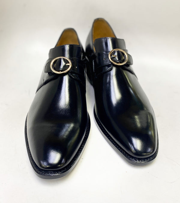 Ugo Vasare Leather Slip-On Shoe - Black