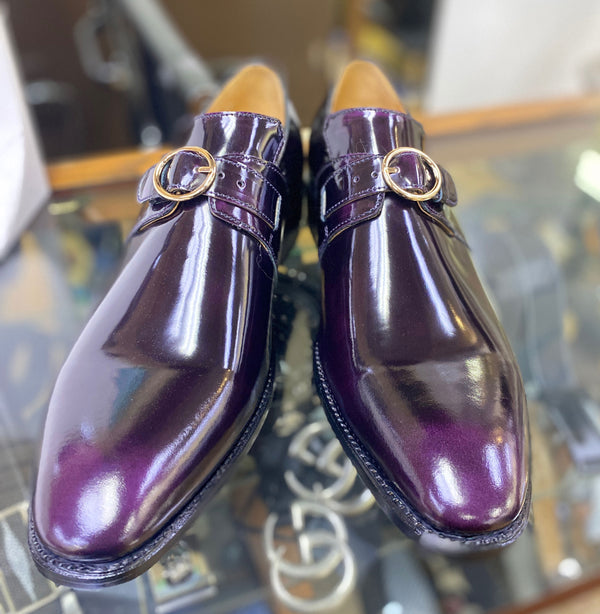 Ugo Vasare Patent Leather Slip-On - Purple