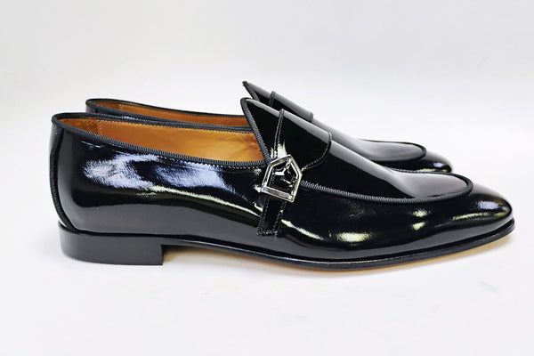 C Collection Patent Leather Loafer - Black