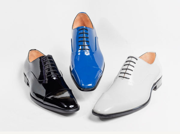 Ugo Vasare New Orleans Leather Shoes - Blue