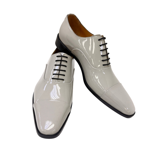 Ugo Vasare New Orleans Leather Shoes - Grey