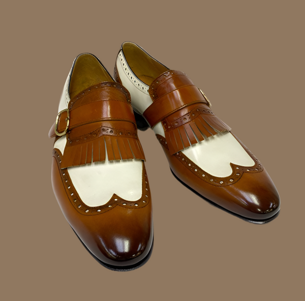 Ugo Vasare Calfskin Loafer - Camel/Cream