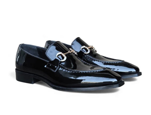 Carrucci Patent Leather Loafer - Black