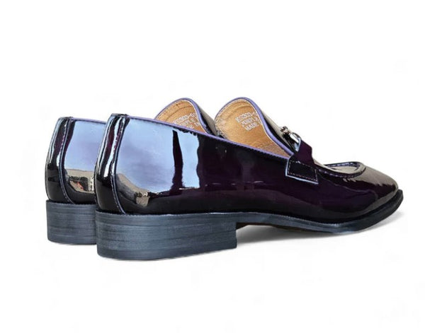 Carrucci Horsebit Patent Loafer - Purple
