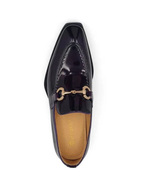 Carrucci Horsebit Patent Loafer - Purple