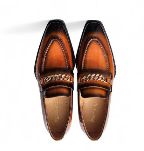 Carrucci Amber Patent Loafer - Cognac