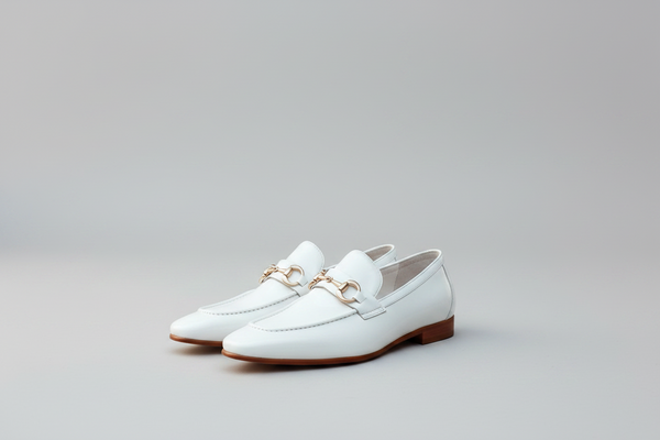 Maurice Calfskin Loafer - White