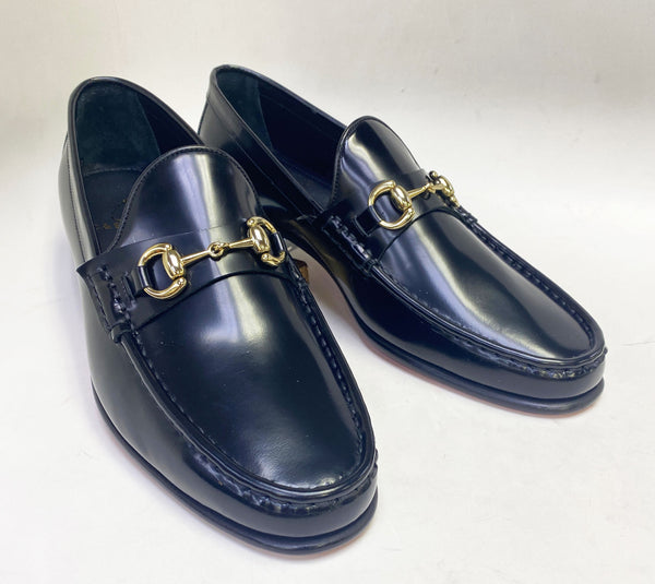 C Collection Leather Loafer - Black