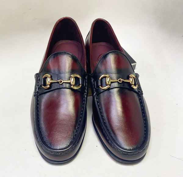 C Collection Leather Loafer - Burgundy