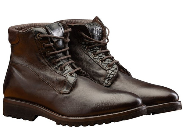 Toscana Shearling Boot - Dark/Brown
