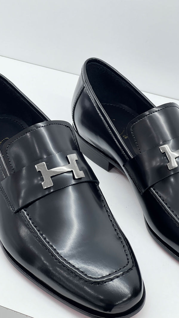 C Collection Nappa Leather H Loafer - Black