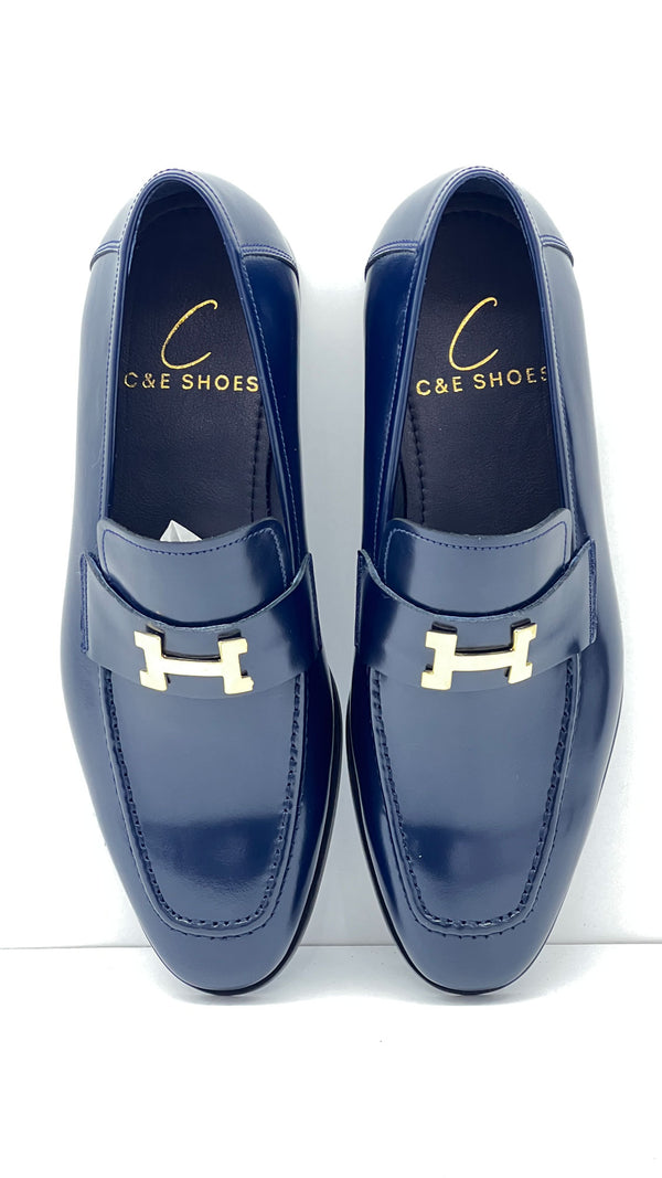 C Collection Nappa Leather H Loafer - Blue