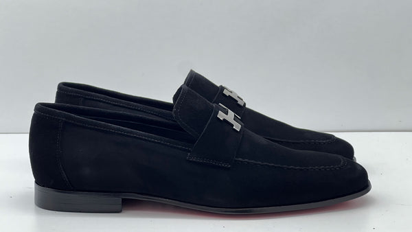 C Collection Suede H Loafer - Black