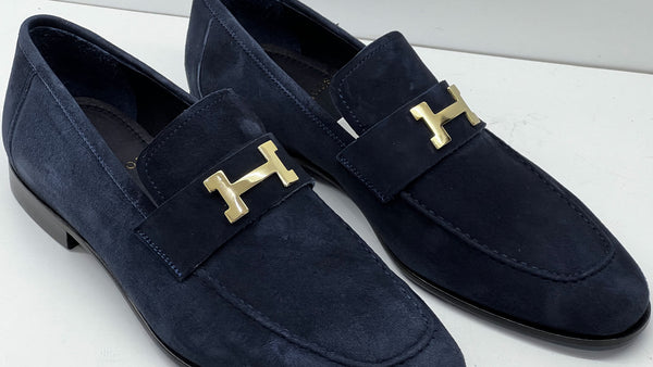 C Collection Suede H Loafer - Blue