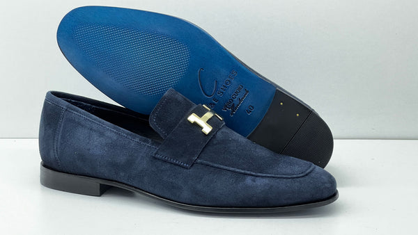 C Collection Suede H Loafer - Blue