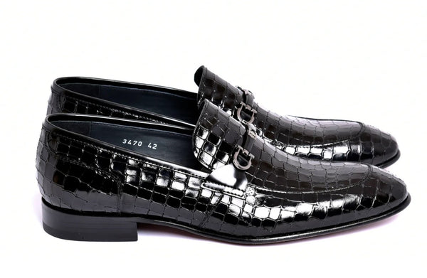 Corrente Calfskin Bit Loafer - Black