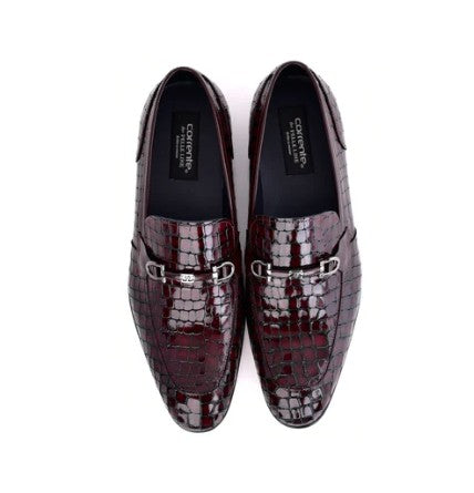 Corrente Calfskin Bit Loafer - Burgundy