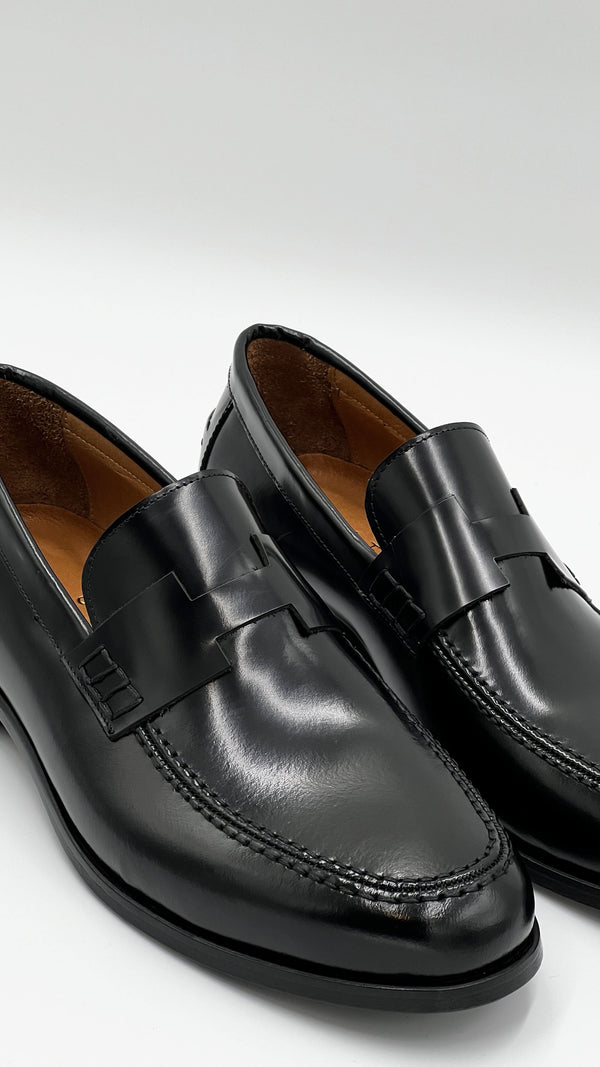 C Collection Nappa Leather Loafer - Black