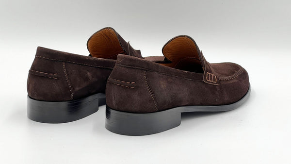 C Collection Suede Loafer - Brown