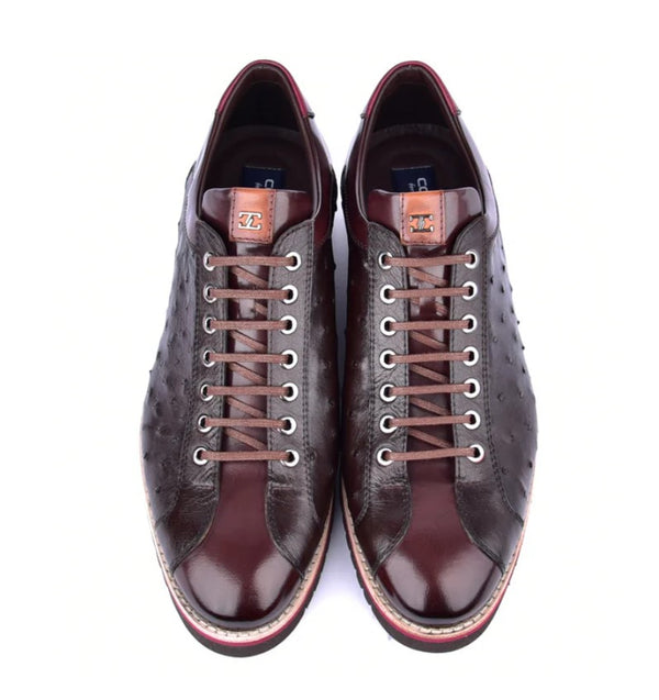 Corrente Ostrich Sneaker - Brown