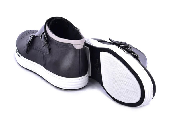 Corrente Hightop Casual Shoe - Grey/Black