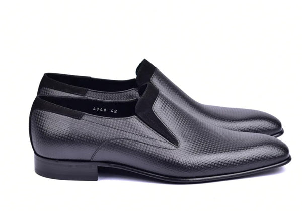 Corrente Leather Slip-On - Black